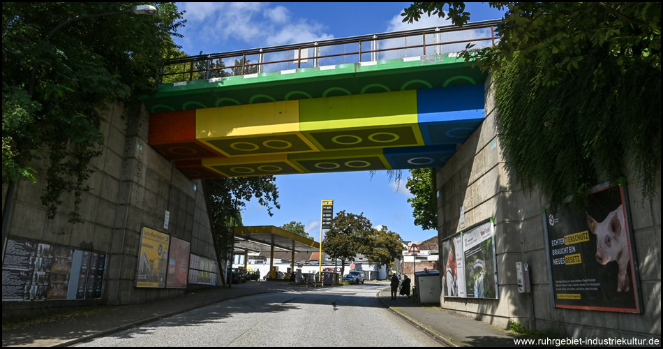 Die Lego-Brücke in Wuppertal