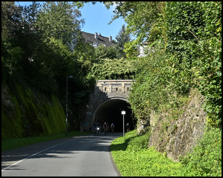 Tunnel Engelnberg auf der Nordbahntrasse