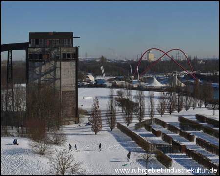 Nordsternpark im Schnee