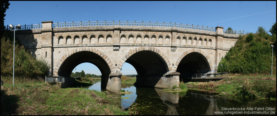 Panoramabild der Steverbrücke 