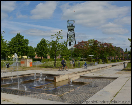 Industriegärten an der Sichtachse