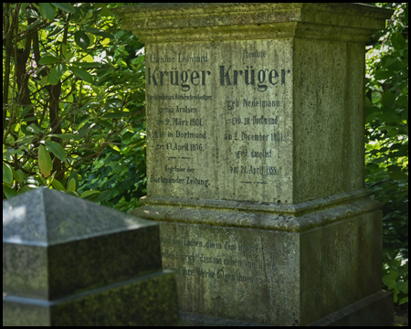 Grab der Familie Krüger in Dortmund