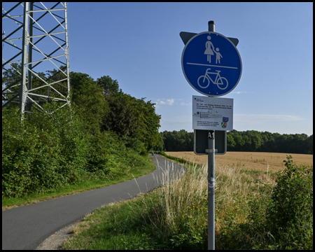 Radweg Parkband West in Bochum