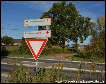 Überquerung des Harpener Hellwegs (Blick zurück)