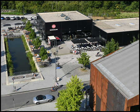 Bergmann-Brauerei von oben