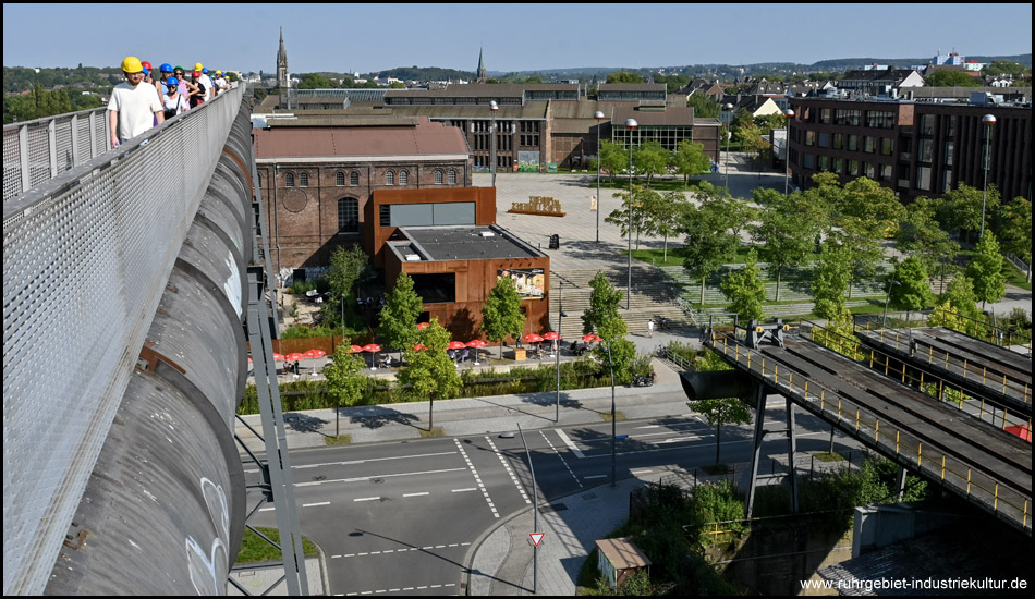 Skywalk auf Phoenix-West zum Hochofenwerk in Dortmund