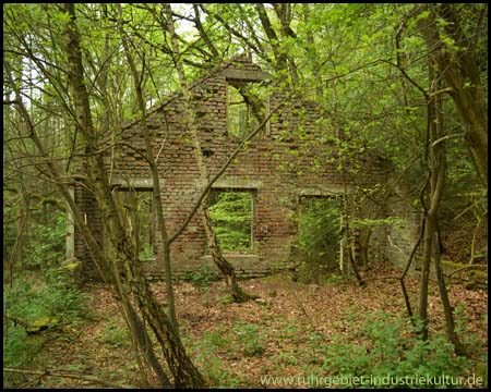 Rest vom Giebel eines alten Hauses