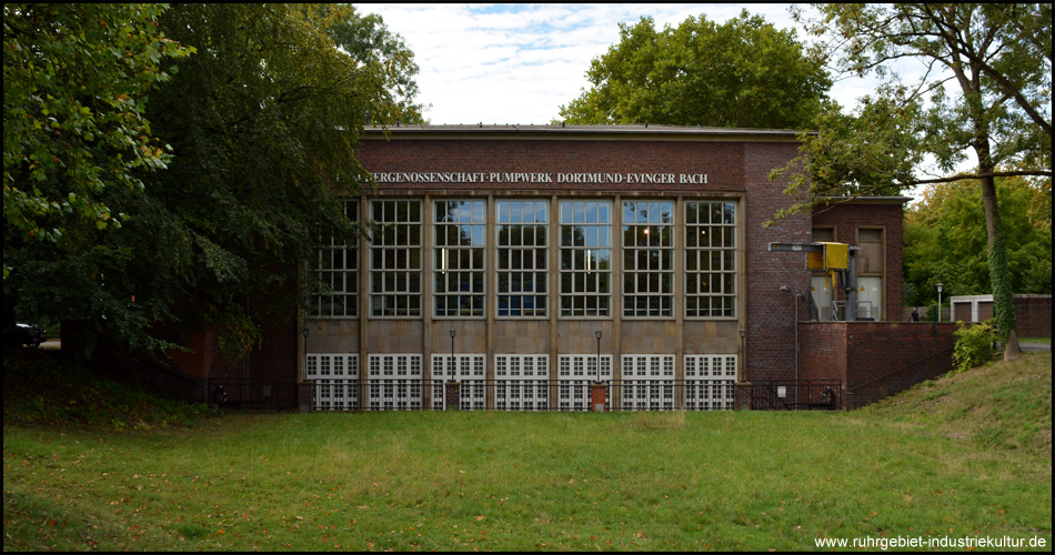 Das Pumpwerk Evinger Bach in Dortmund