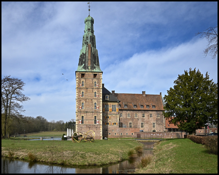Schlossturm von Raesfeld von der Seite gesehen