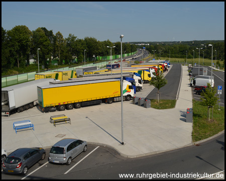 Blick von den Terrassen Richtung Dortmund