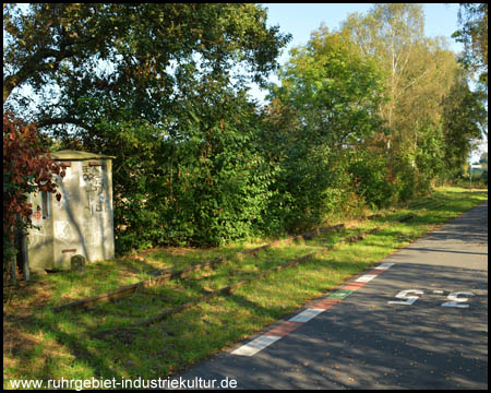 Weiche am alten Stockumer Bahnhof