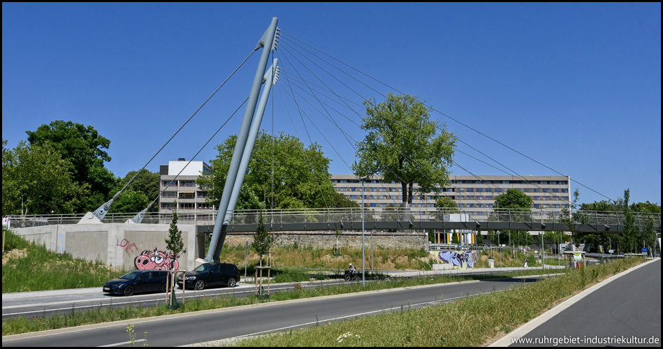 Brücke Rheinischer Esel über die Pferdebachstraße in Witten