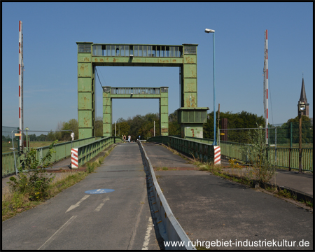 Hubbrücke in Walsum