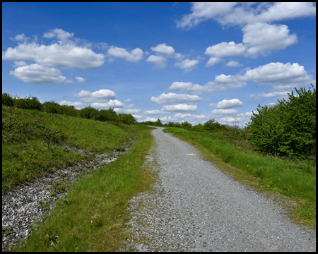 Weg auf einen Berg