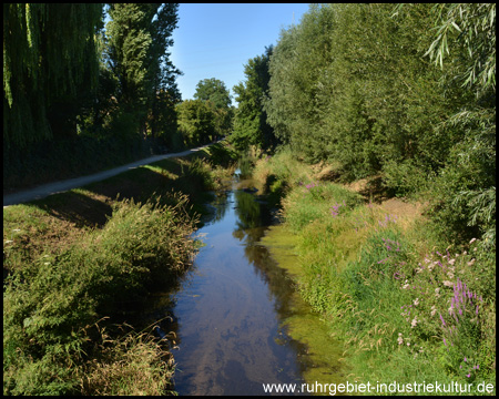 Idyllischer Rotbach in Dinslaken