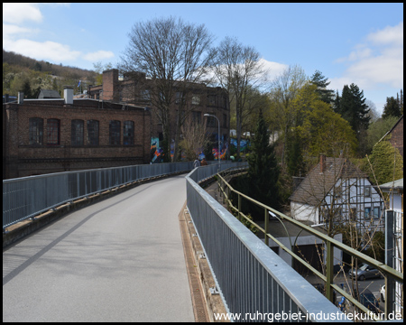 Viadukt über die Straße Obere Mühle (heute)