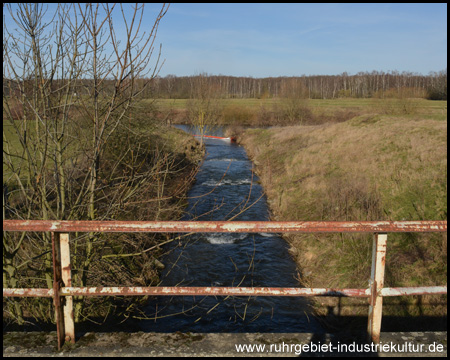 Hier fließt der Baarbach in die Ruhr