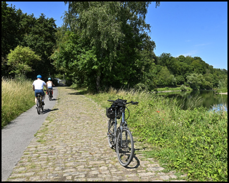 Kopfsteinpflaster auf dem RuhrtalRadweg