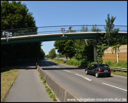 Abschnitt entlang der Steinkampstraße und A40