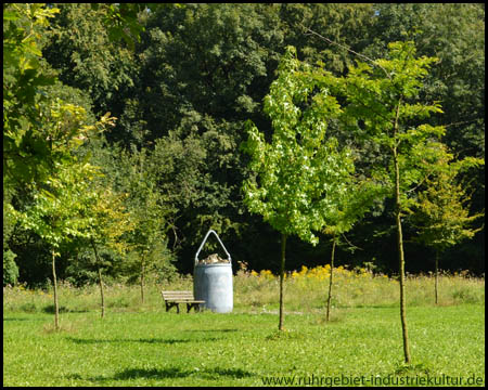 Ort des alten Wetterschachts VI der Zeche Königsborn