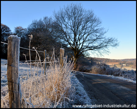 Am Stoppenberg – Nebenstraße zum eigentlichen Wanderweg