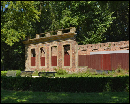 Ruine der Orangerie (Zustand 2014)