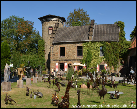 Rundturm von Schloss Steinhausen ohne Dach