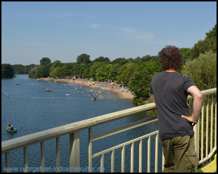 Das Strandbad am Wolfssee