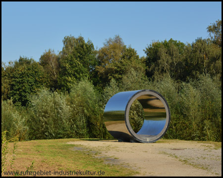 Die "Pixelröhre" am Zusammenfluss von Körne und Seseke