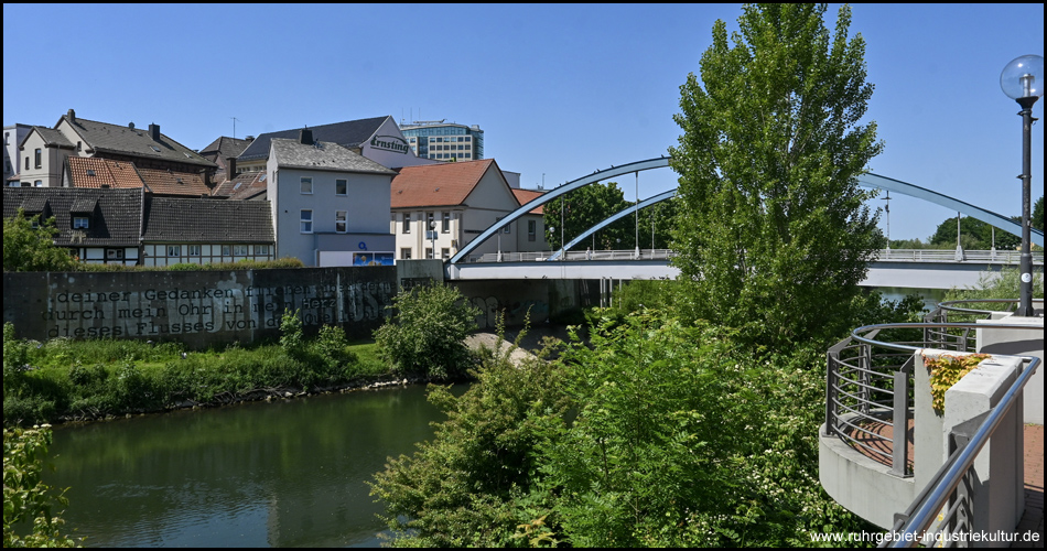 Brücke über die Lippe in Lünen