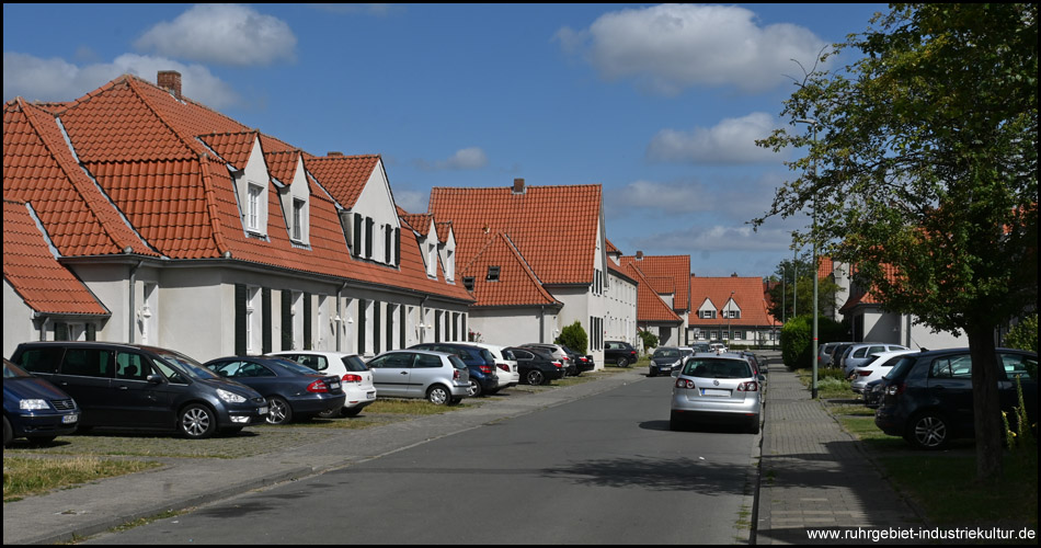 Häuser in der Zechensiedlung "Neustadt" in Ahlen