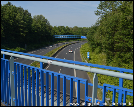 Autobahn A448 unter der Springorum-Trasse