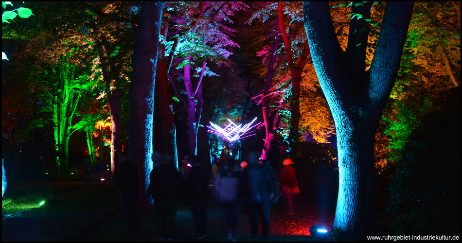 Stadtlichter auf dem Westfriedhof in Unna