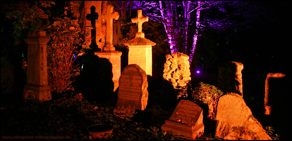 Stadtlichter auf dem Westfriedhof in Unna