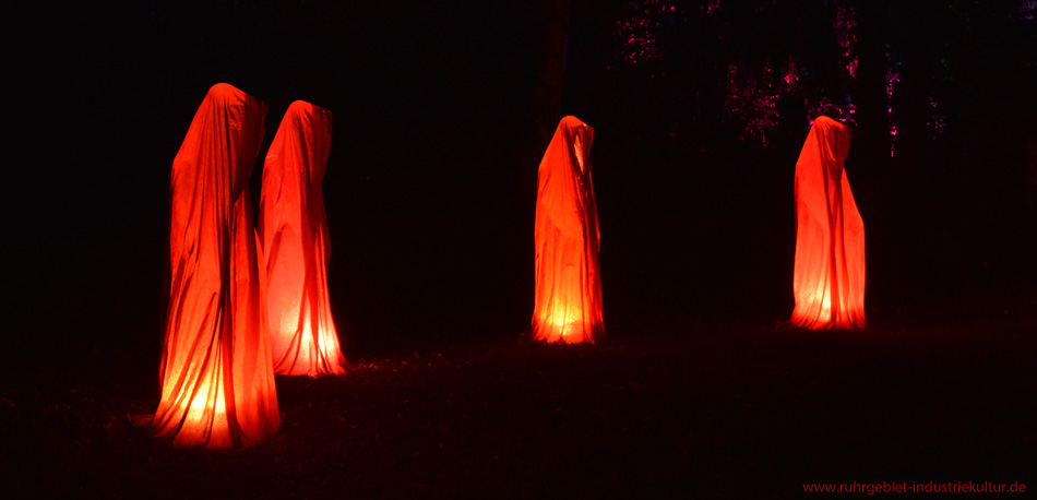 Stadtlichter auf dem Westfriedhof in Unna