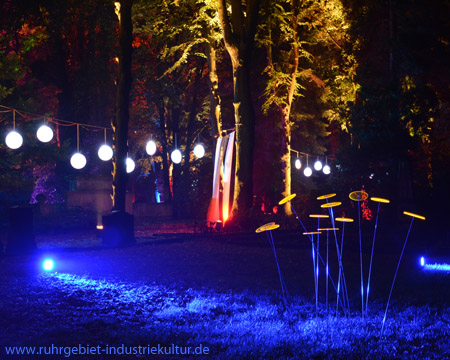 Stadtlichter auf dem Westfriedhof in Unna