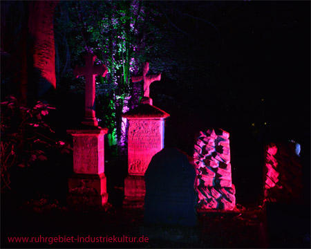 Stadtlichter auf dem Westfriedhof in Unna