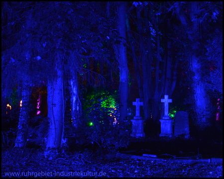 Stadtlichter auf dem Westfriedhof in Unna
