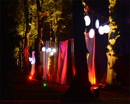 Stadtlichter auf dem Westfriedhof in Unna