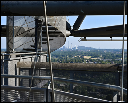 Treppe auf Aussichtsturm