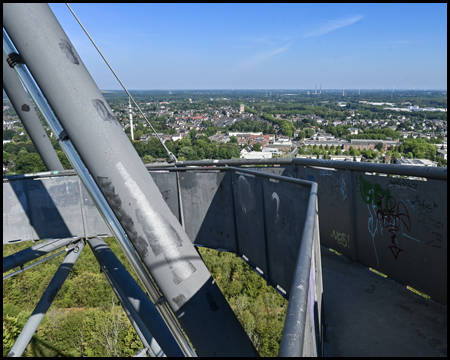 Aussichtsplattform und Fernblick im Ruhrgebiet
