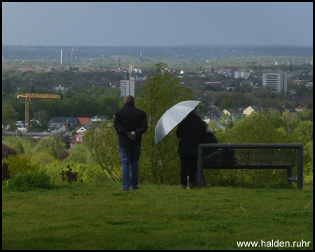 Auf dem Gipfel weht hin und wieder starker Wind