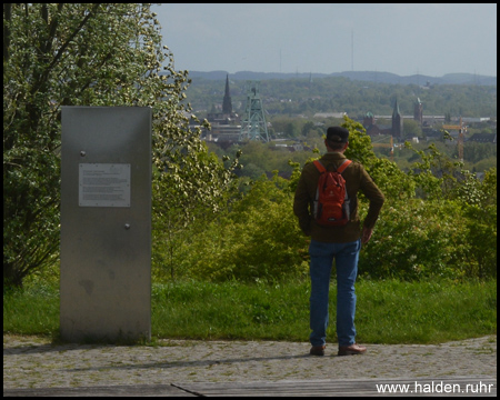 Blick auf die Stadtmitte von Bochum