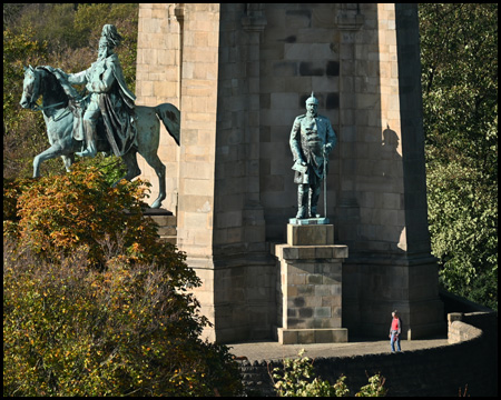 Details am Kaiser-Wilhelm-Denkmal