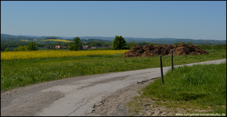 Fernsicht ins Sauerland, nach Menden und nach Schwerte