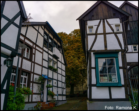 Fachwerkhäuser im Nicolaiviertel Unna