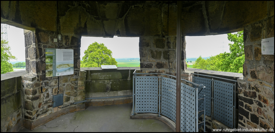 Plattform auf dem Bismarckturm Unna