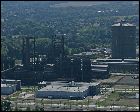 Phoenix-West, Hoesch-Gasometer und Halde Entenpoth