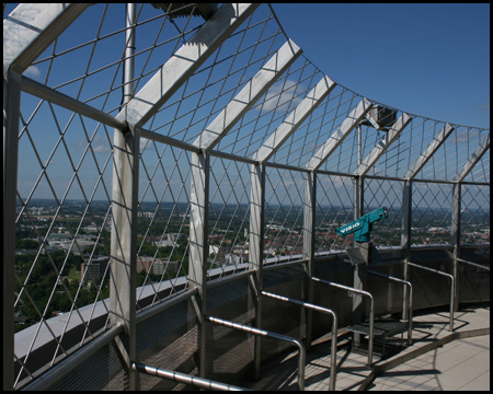 Untere Aussichtsplattform auf dem Florianturm Dortmund