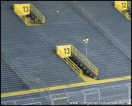 Block 13 der Südtribüne – Stehplätze